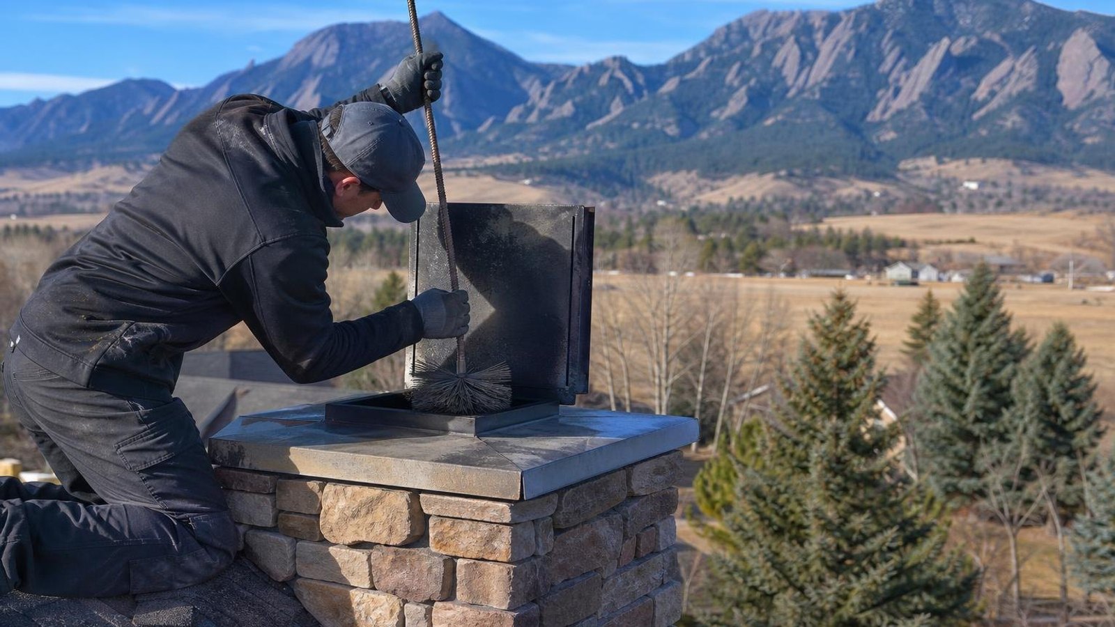Practical chimney sweep & inspection in Boulder
